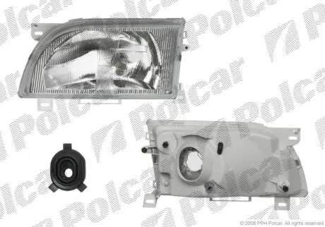 Фара основна FORD TRANSIT, 92- Polcar 324510-E