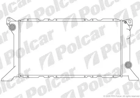 Радиатор охлаждения Polcar 324608-1