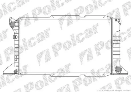Радіатор охолодження Polcar 324608-2