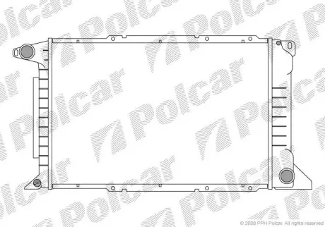 Радіатор охолодження Polcar 324608-3
