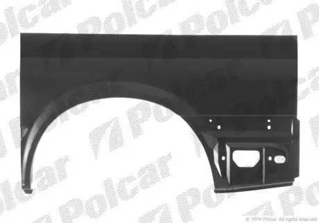 Крыло заднее левое Polcar 324783-6