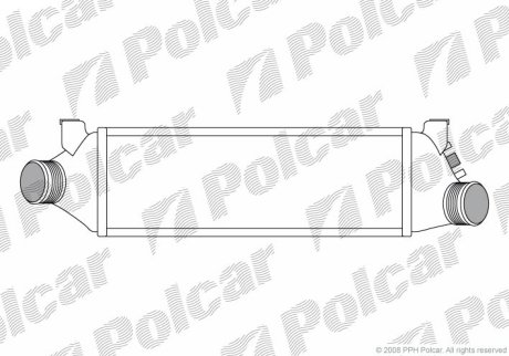 Радиатор воздуха (Интеркуллер) Polcar 3247J8-3