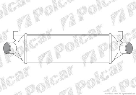 Радиатор воздуха (Интеркуллер) Polcar 3248J8-2