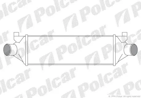 Радіатор повітря (Інтеркулер) Polcar 3248J82X