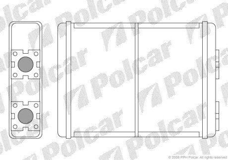 Радіатори обігріву Polcar 3250N8-1