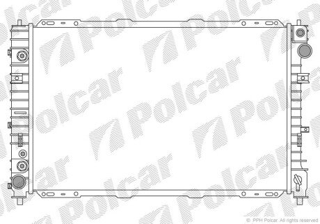 Радіатори охолодження Polcar 325108-3