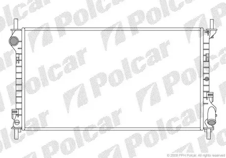 Радіатор Ford Transit Connect 1.8TD Polcar 325608-3