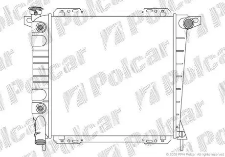 Радиатор охлаждения Polcar 326908-1