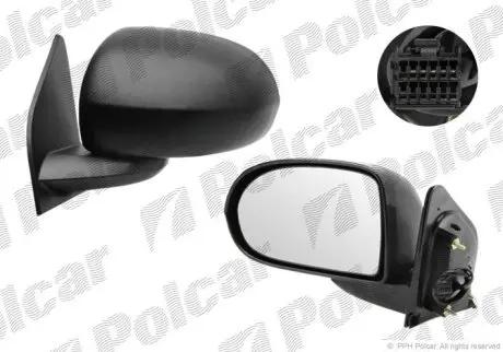 Дзеркало зовнішнє праве Polcar 341552