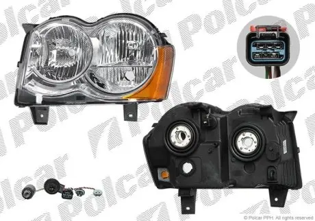 Фара основная Polcar 343009-2
