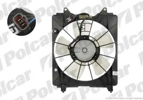 Вентилятор с корпусом/кронштейном Polcar 382823W5
