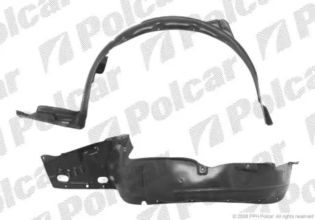 Підкрилок правий Polcar 3833FP-1
