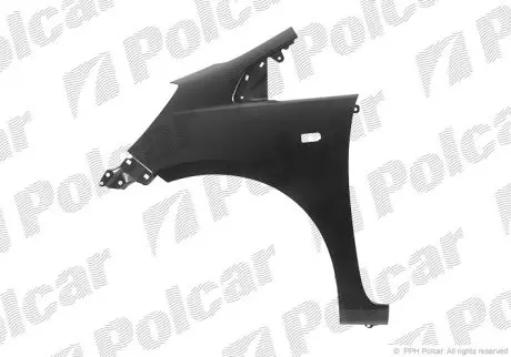 Крило переднє праве Polcar 383702