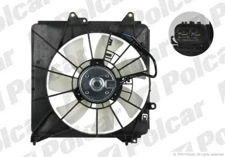 Вентилятор с корпусом/кронштейном Polcar 383723W5