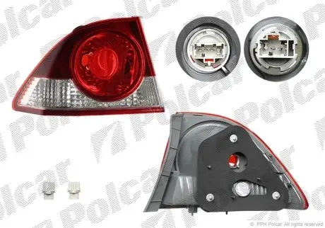 Фонарь задний Polcar 384588-E