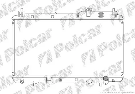 Радіатор охолодження Polcar 387508-2