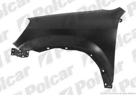 Крило переднє праве HONDA CRV, 02- Polcar 387602