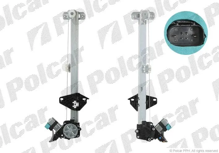 Склопідйомник електричний Polcar 3878PSE1 (фото 1)