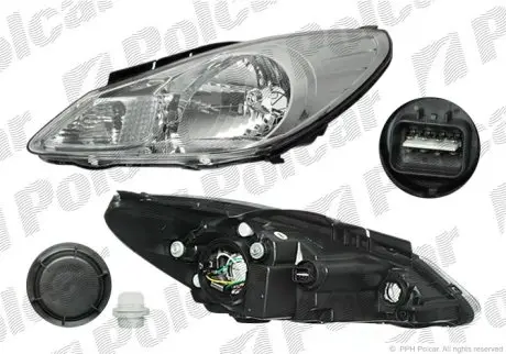 Фара основная Polcar 400309-E