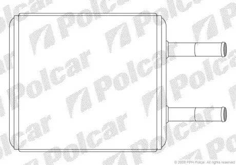 Радіатор обігріву Polcar 4005N8-1