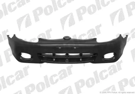 Бампер передній HYUNDAI ACCENT, 98- Polcar 400607-1