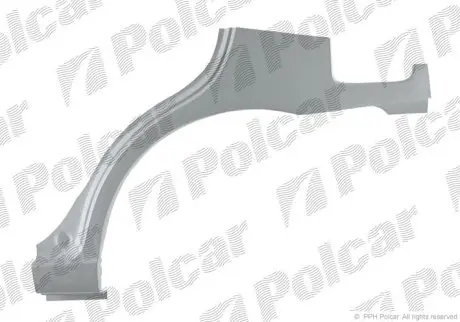 Ремкомплект крила заднього лівого Polcar 400783-5