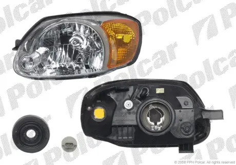 Фара основна HYUNDAI ACCENT, 03- Polcar 4008092E