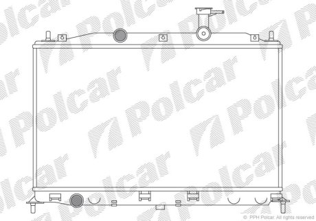 Радіатор охолодження Polcar 400908-1