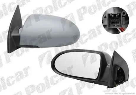 Дзеркало зовнішнє праве Polcar 4009524E