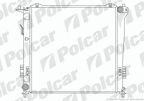 Радіатор охолодження Polcar 4015082X