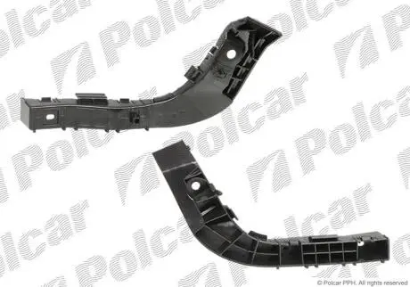 Кронштейн бампера правый Polcar 40160712