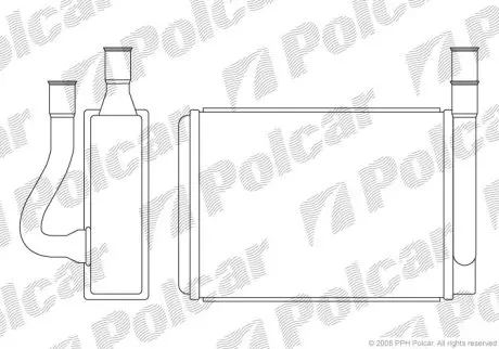 Радіатор обігріву Polcar 4021N8-1