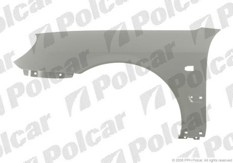 Крило переднє праве Polcar 402502