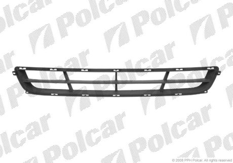 Решітка в бампер середня Polcar 402627