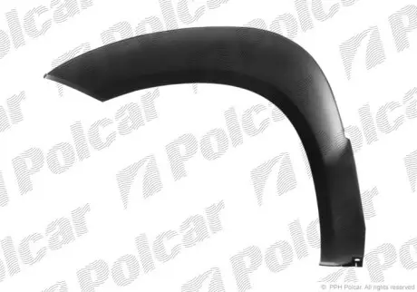 Накладка крыла левая Polcar 404701-5