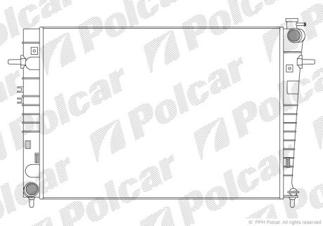 Радіатор охолодження Polcar 4047082X