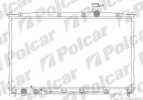 Радиатор охлаждения Polcar 405108-1