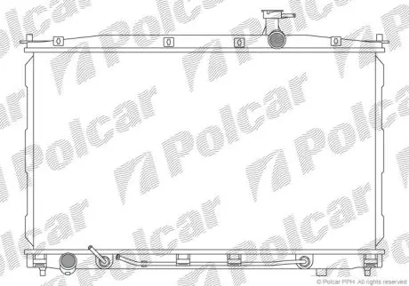 Радіатор охолодження Polcar 405108-1