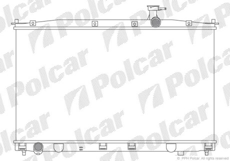 Радіатор охолодження Polcar 4051082X