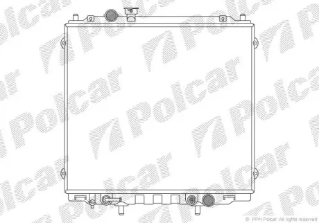 Радиатор охлаждения Polcar 4065084X