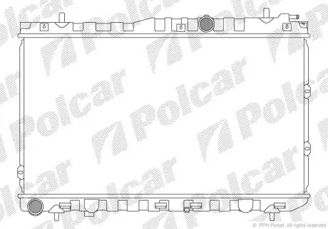 Радиатор охлаждения Polcar 4113082X