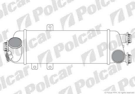 Радіатори повітря (Інтеркулери) Polcar 4114J8-1