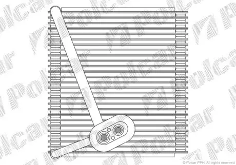 Випарник кондиціонера Polcar 4114P81X