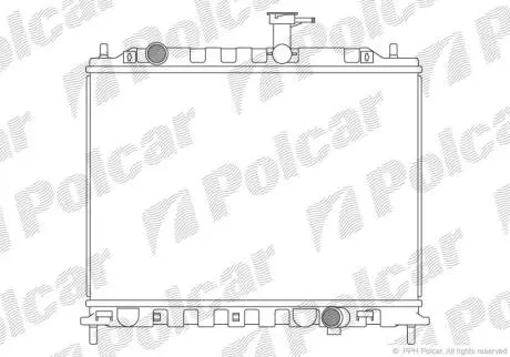 Радиатор охлаждения Polcar 4117083X