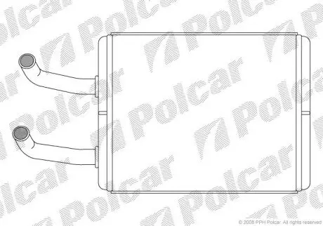 Радиатор обогрева Polcar 4150N8-1