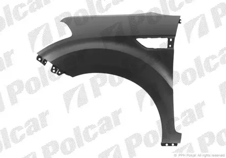 Крило переднє праве Polcar 416502