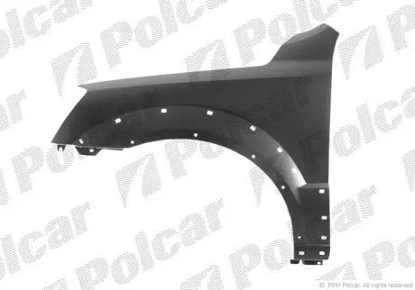 Крило переднє ліве Polcar 417001-1