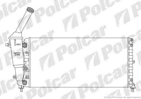 Радіатори охолодження Polcar 420208-2