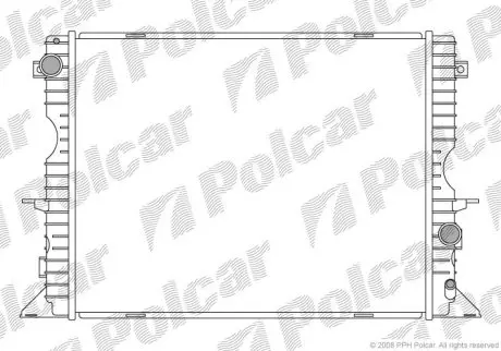 Радиатор охлаждения Polcar 430708-1