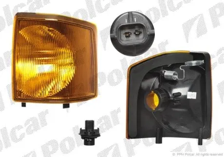Указатель поворота передний Polcar 432120-E